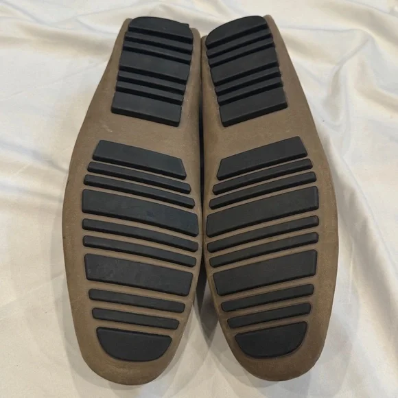 Nordstrom Men's Gray Suede Slip-On Loafers, Size 10.5, Made in Brazil - Picture 2 of 4